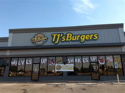 Tjs burgers - View the Menu of TJ’s Burger Barn in Muldrow, OK. Share it with friends or find your next meal. TJ’s Burger Barn (formerly Blue Ribbon Diner) is a family-owned restaurant in Muldrow, OK.